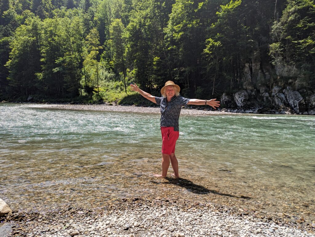 An der Tiroler Ache bei Klobenstein